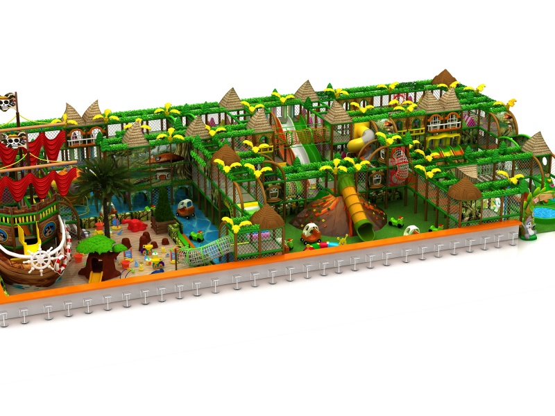 Soft indoor playground equipment