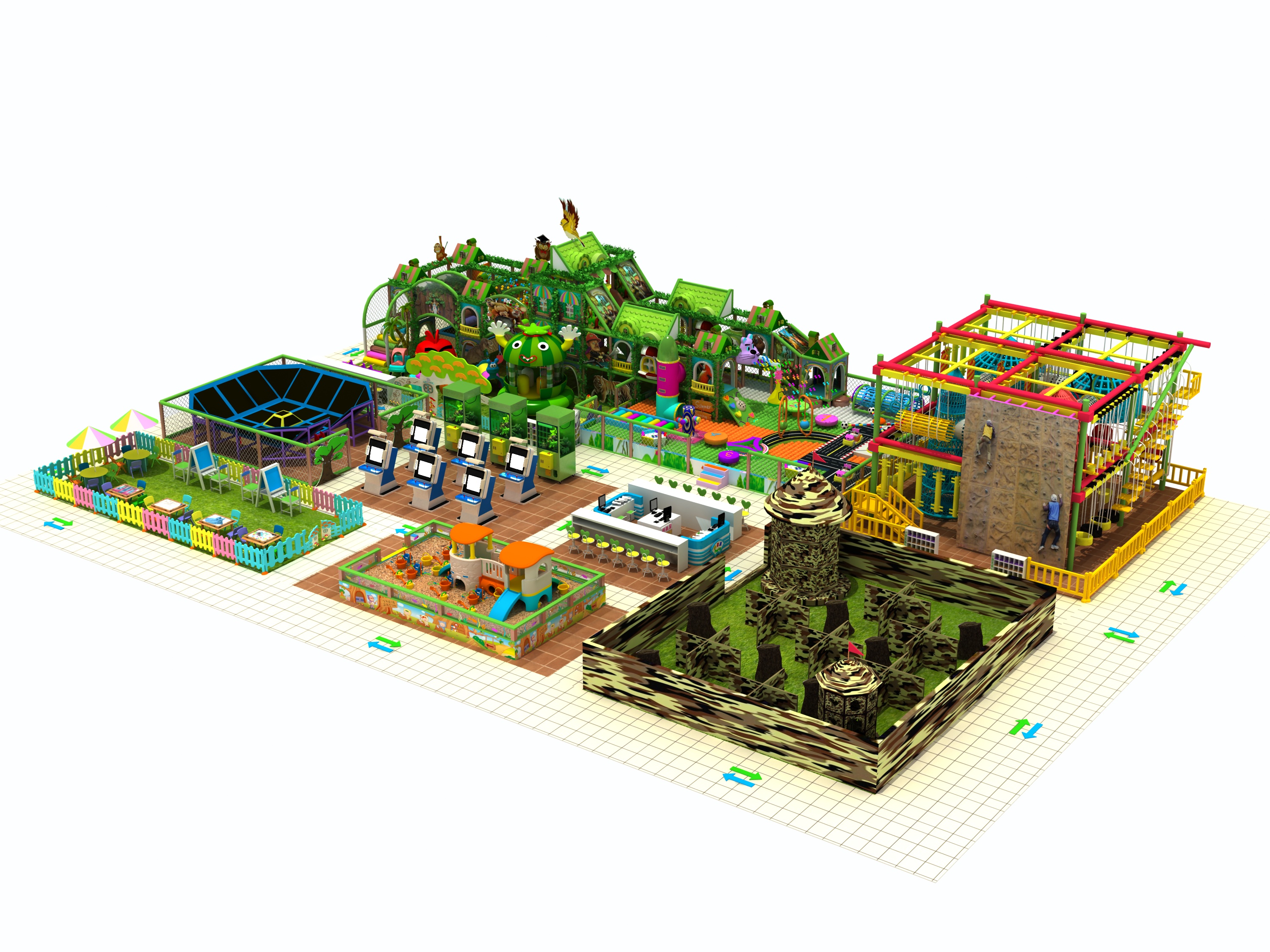 Children giant indoor park