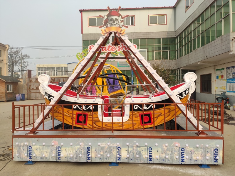 Fiberglass pirate ship ride
