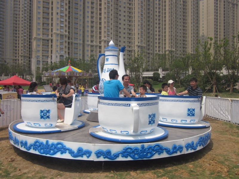 Amusement tea cup rides