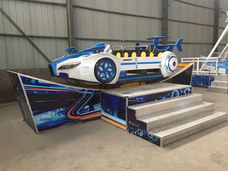 F1 race flying car