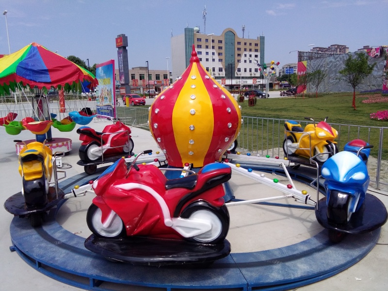 Motorcycle racing rides