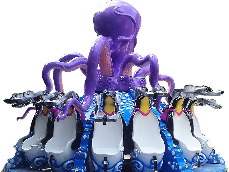 Octopus gyroscope ride