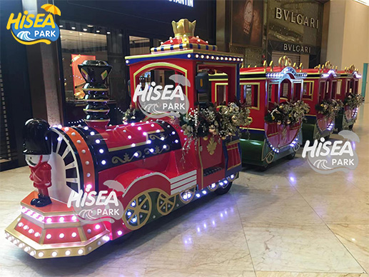 Antique trackless train from Singapore