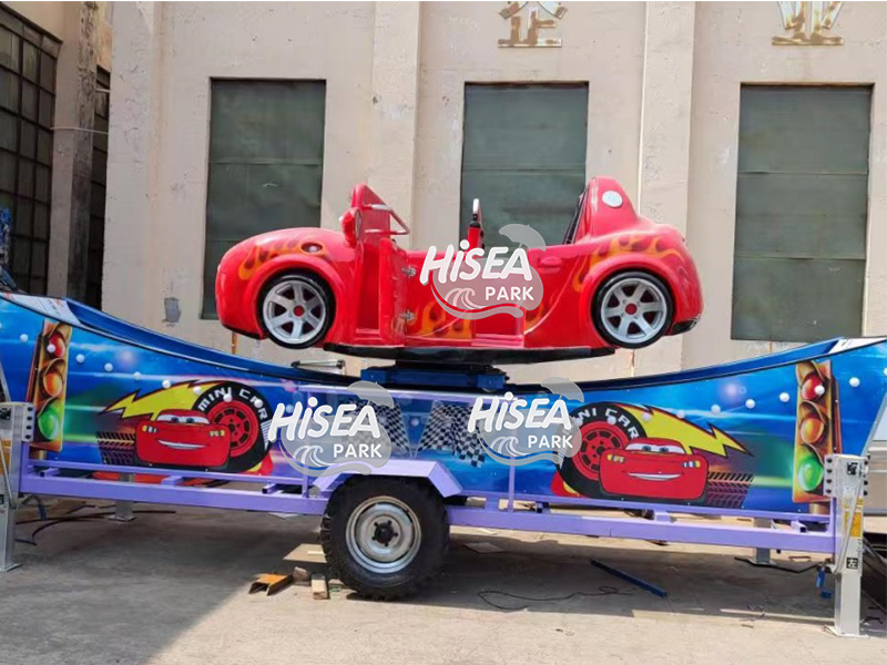 Trailer mounted flying car
