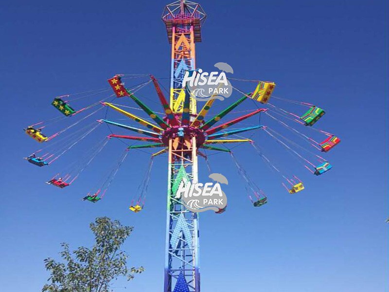 Swing fly tower ride